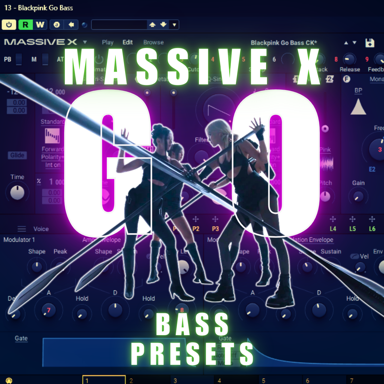 Blackpink Go Bass MasssiveX Preset